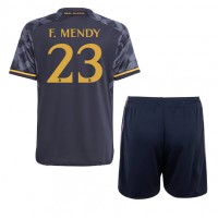 Dětský Fotbalový dres Real Madrid Ferland Mendy #23 2023-24 Venkovní Krátký Rukáv (+ trenýrky)